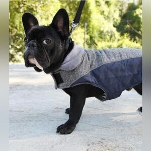 MOMENTUM ‘AdventureWalker’ Windproof Reflective Dog Coat Grey Navy
#0919094